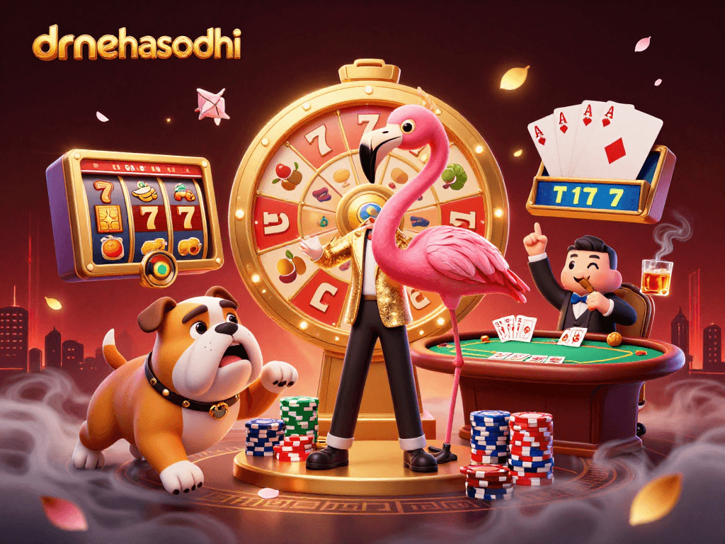 Engage in excitement and winning at drnehasodhi with vibrant casino gameplay illustrations.