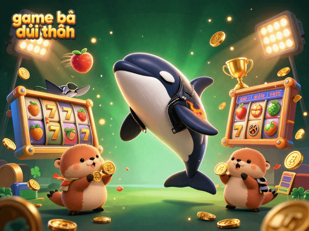 Experience excitement with game bài đổi thưởng in this colorful 3D illustration featuring dynamic characters and vibrant elements.
