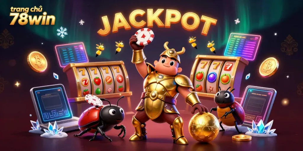 Experience the thrill of winning at trang chủ 78win with vibrant casino visuals and exciting characters.