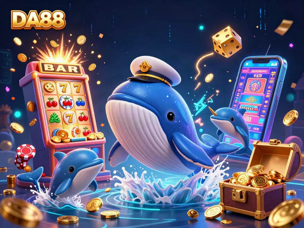 Experience DA88's dynamic casino world with vibrant characters and exhilarating gaming elements.