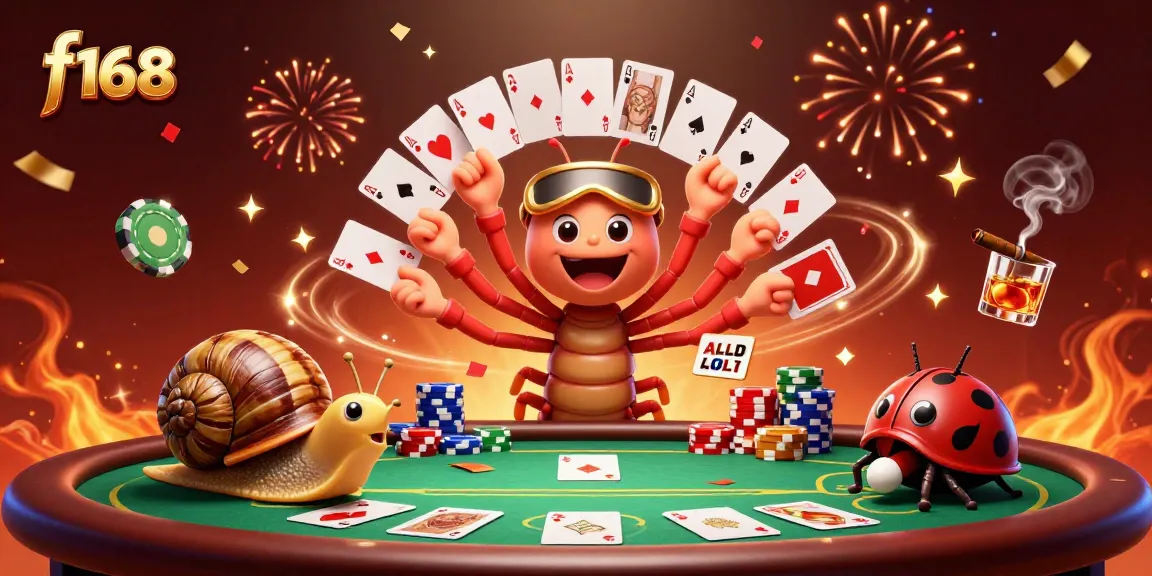 Experience thrilling gameplay at f 168 with exciting poker creatures and vibrant casino elements.