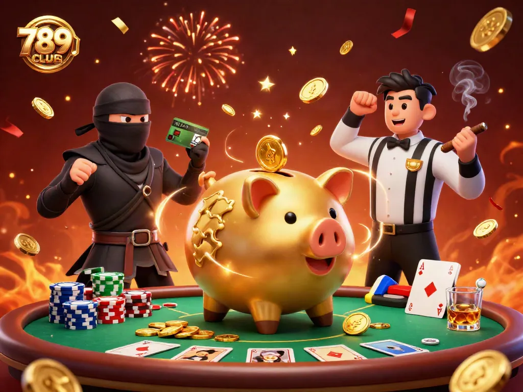 Experience thrilling gameplay at 789CLUB with dynamic characters amidst poker excitement.