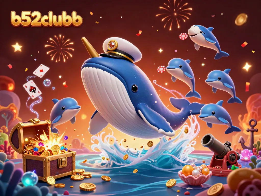 Engage in thrilling action with b52clubb's vibrant casino adventure in a colorful underwater scene.