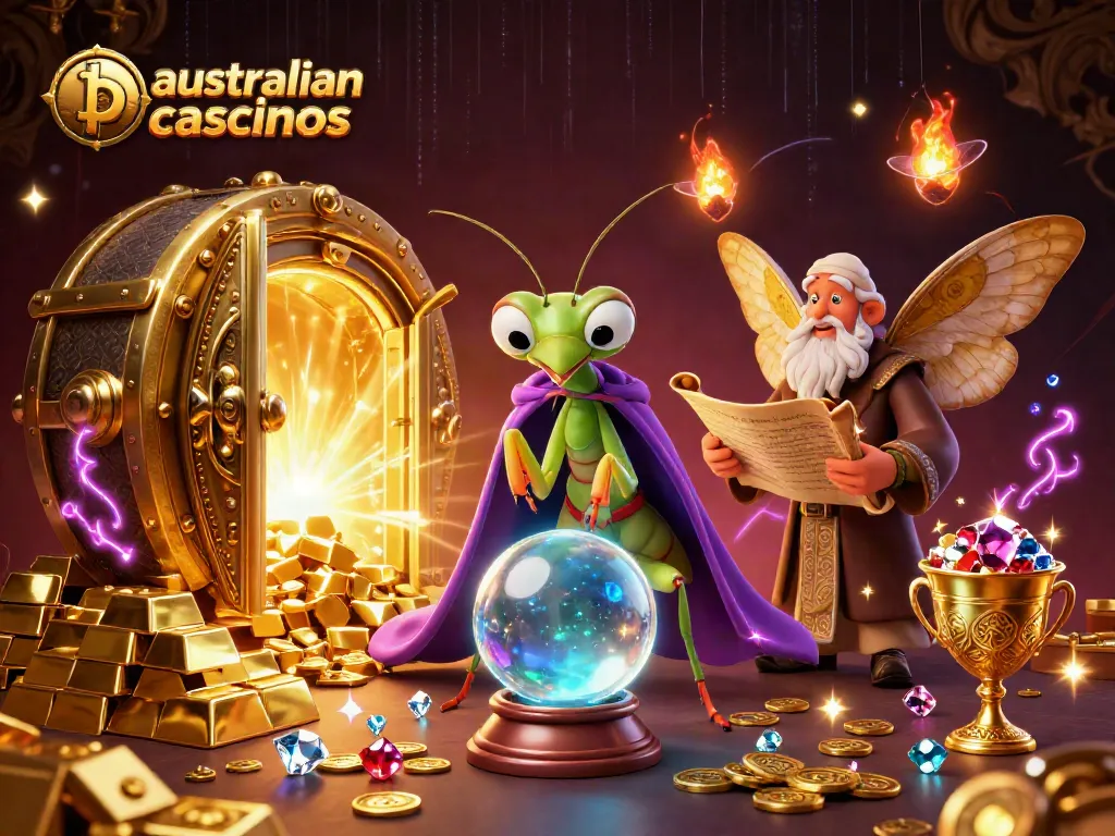 Experience thrilling action at australian bitcoin casinos with mystical characters and rich treasure.