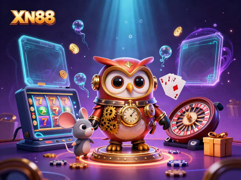 Experience thrilling gaming action at XN88 with rich casino elements and vibrant visuals.