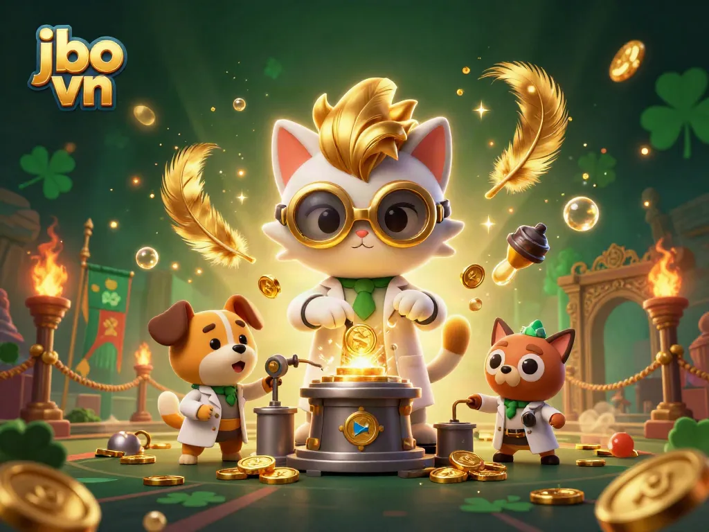 Experience winning thrills at jbo vn with a dynamic 3D casino scene filled with adventure.